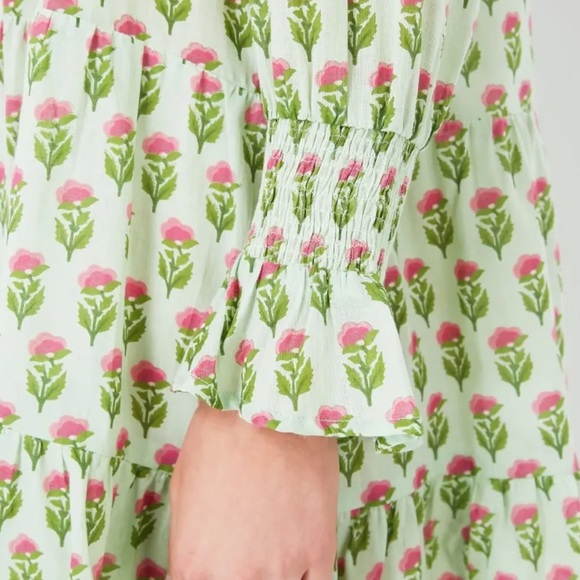 TUCKERNUCK Tnuck Beach Women’s Petite Peony Kenzo Dress Coverup Sz Medium Preppy - Picture 4 of 11